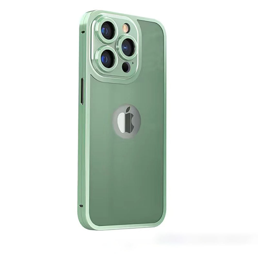 360 Degree Titanium Alloy Comprehensive Protective Integrated Phone Case With Protective Film For iPhone