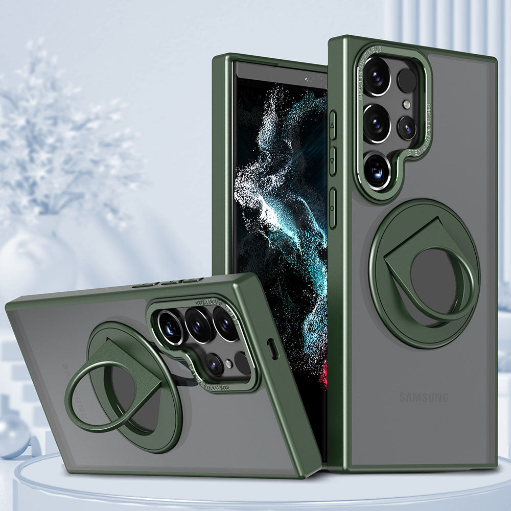 Rotating Ring Holder Anti-Shatter Samsung Phone Case