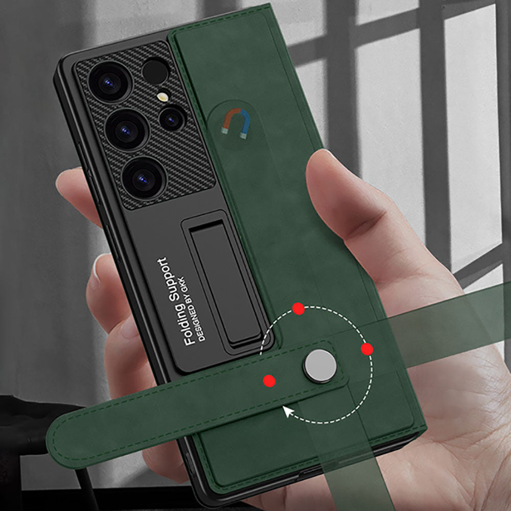 Leather Flip Card Wallet Business Style Phone Case For Samsung Galaxy