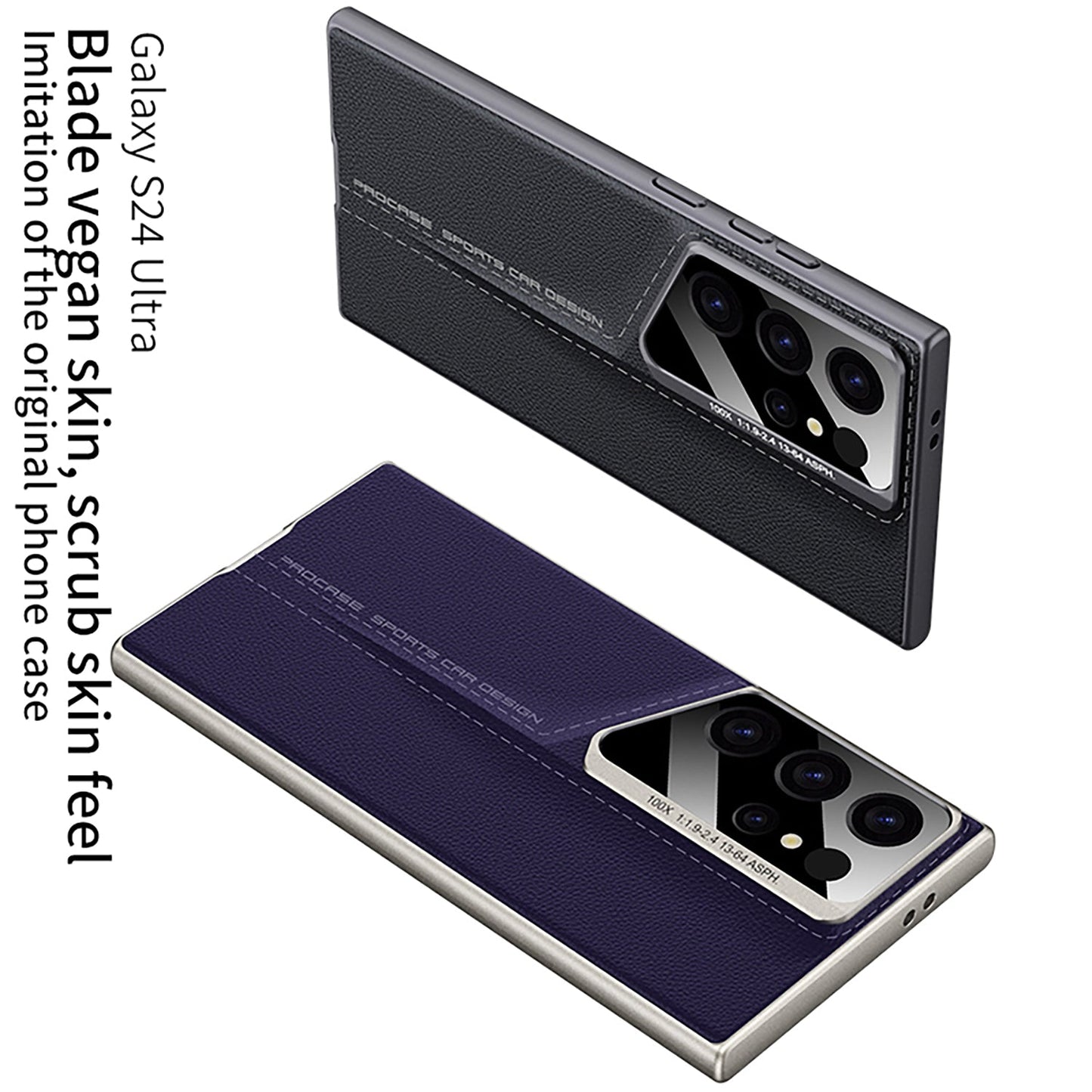 Luxury Leather All-inclusive Anti-fall Protective Phone Case For Samsung Galaxy S24 S23 Ultra