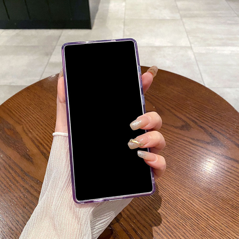 Simple Clear Magnetic Phone Case For Samsung Galaxy