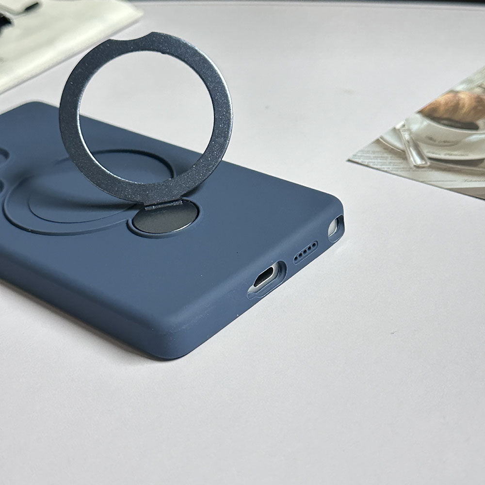 Liquid Silicone Magnetic Phone Case For Samsung Galaxy