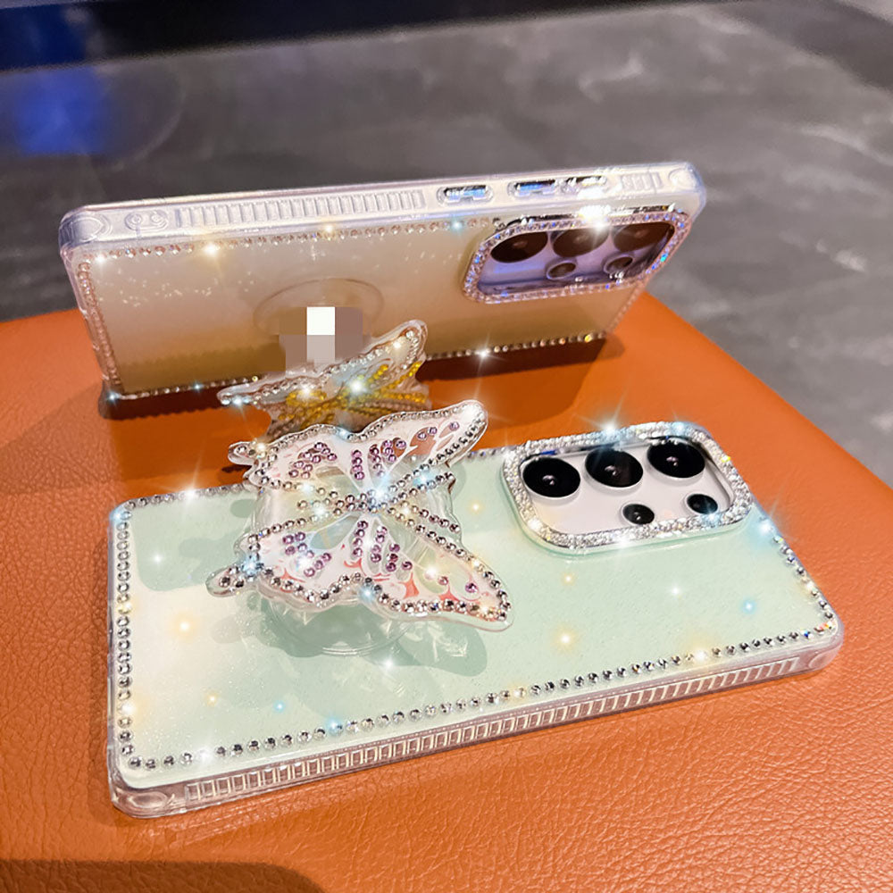 Diamond Butterfly Star Phone Case For Samsung Galaxy