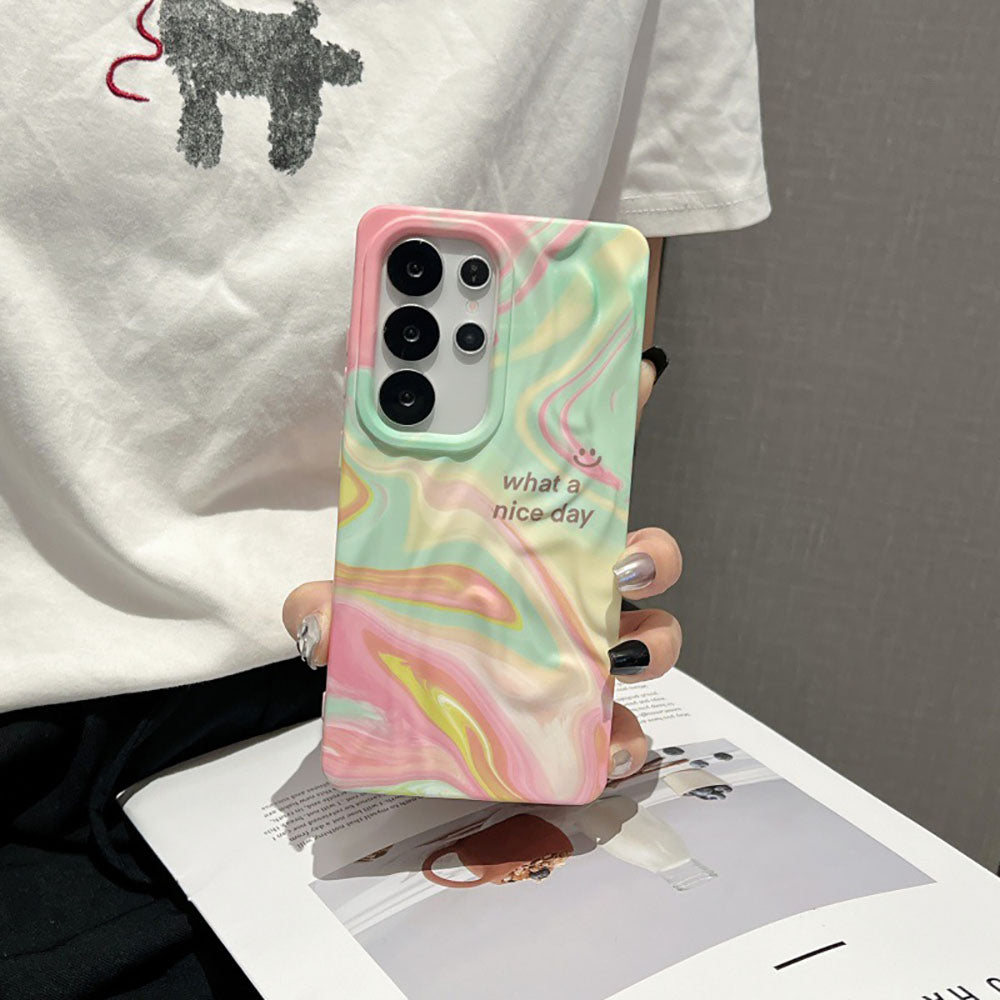 Ripple Ink Painting Phone Case For Samsung Galaxy