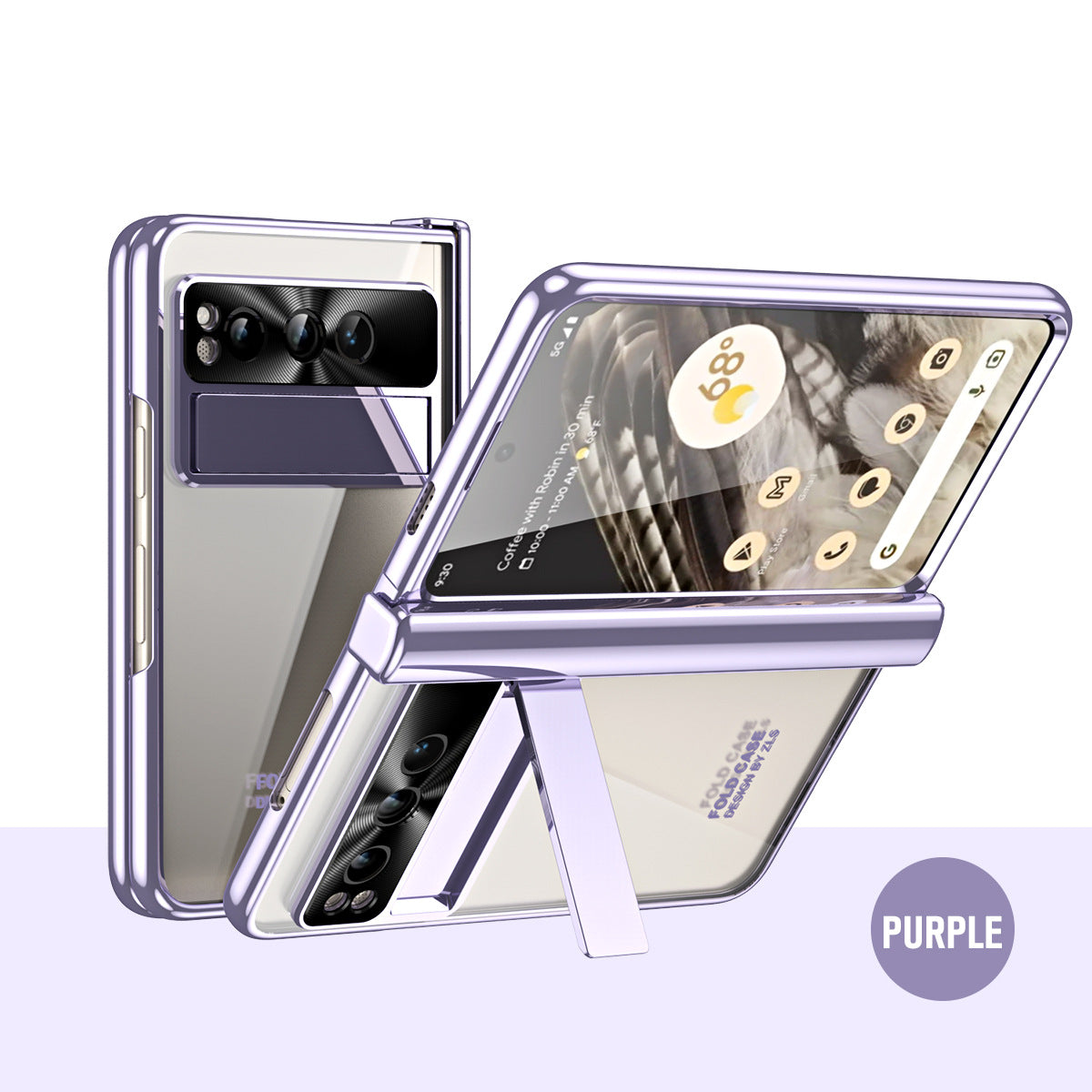 Google Pixel Fold Case Anti-drop All-inclusive Protection Double Pen Slot Hinge & Screen Protector - Mycasety Mycasety