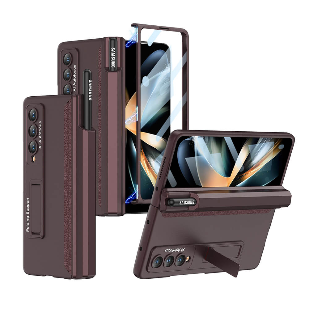 Magnetic Hinge Holder Case with Screen glass film and S Pen Slot - GiftJupiter