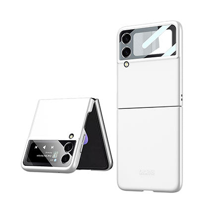 With S Pen Slot Solid Matte Ultra Slim Hard Shockproof Full Protection Cover For Galaxy Z Flip3 5G - GiftJupiter