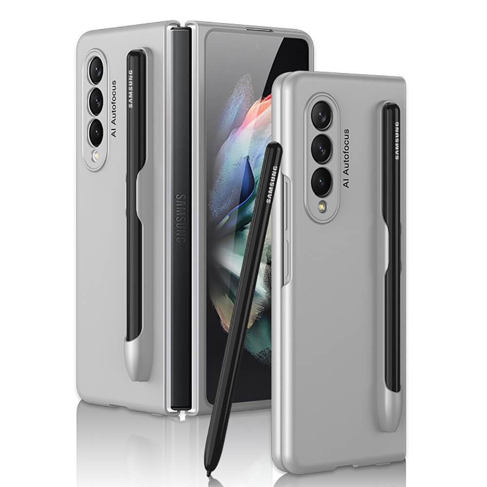 Ultra-thin Pen Slot Business Case for Samsung Galaxy Z Fold 3 5G - GiftJupiter