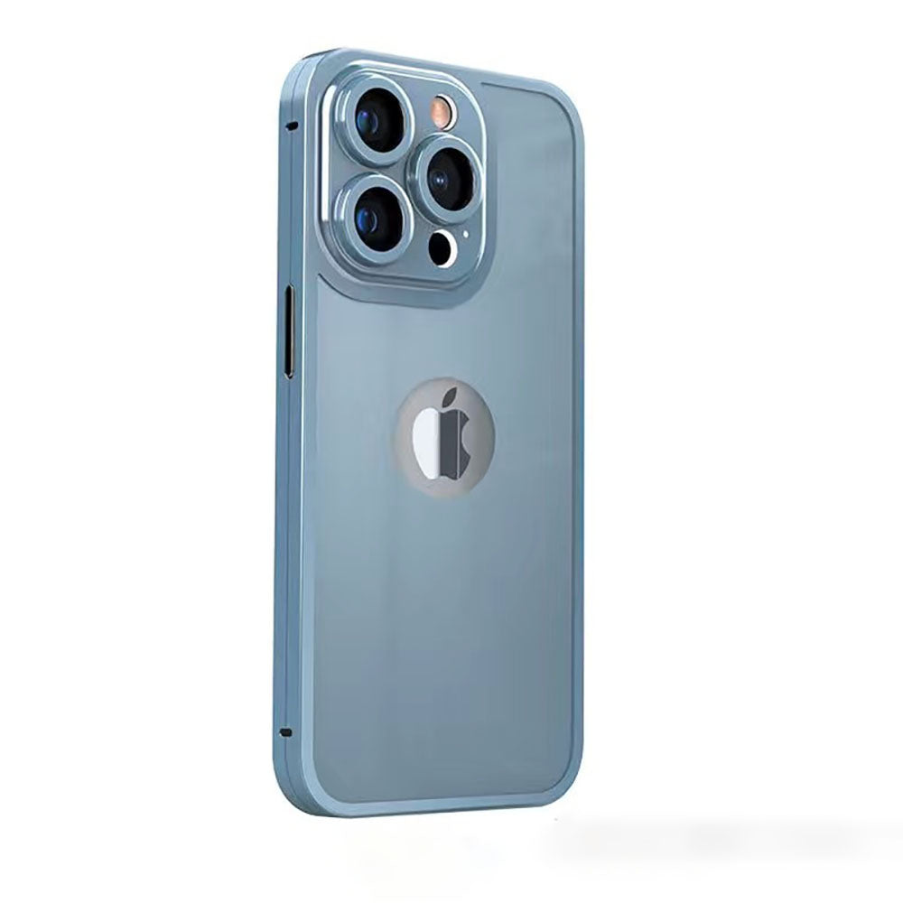 360 Degree Titanium Alloy Comprehensive Protective Integrated Phone Case With Protective Film For iPhone