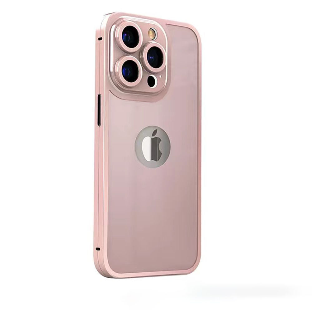 360 Degree Titanium Alloy Comprehensive Protective Integrated Phone Case With Protective Film For iPhone