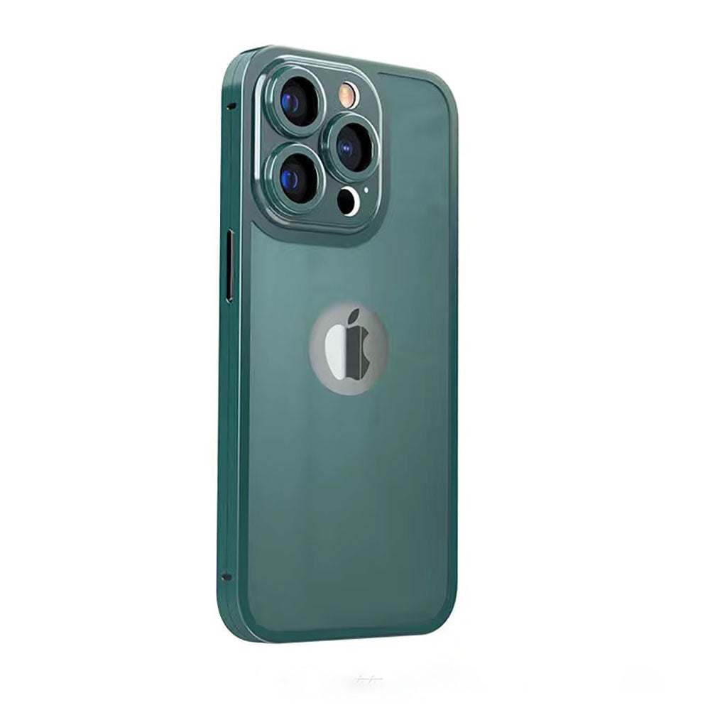 360 Degree Titanium Alloy Comprehensive Protective Integrated Phone Case With Protective Film For iPhone