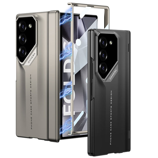 SPORTS DESIGN | Magnetic Hinge Shockproof Phone Case With Screen Protector For Galaxy Z Fold