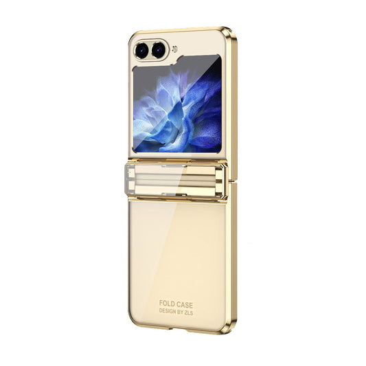 Electroplating Clear Phone Case For Galaxy Z Flip 7/6/5/4/3