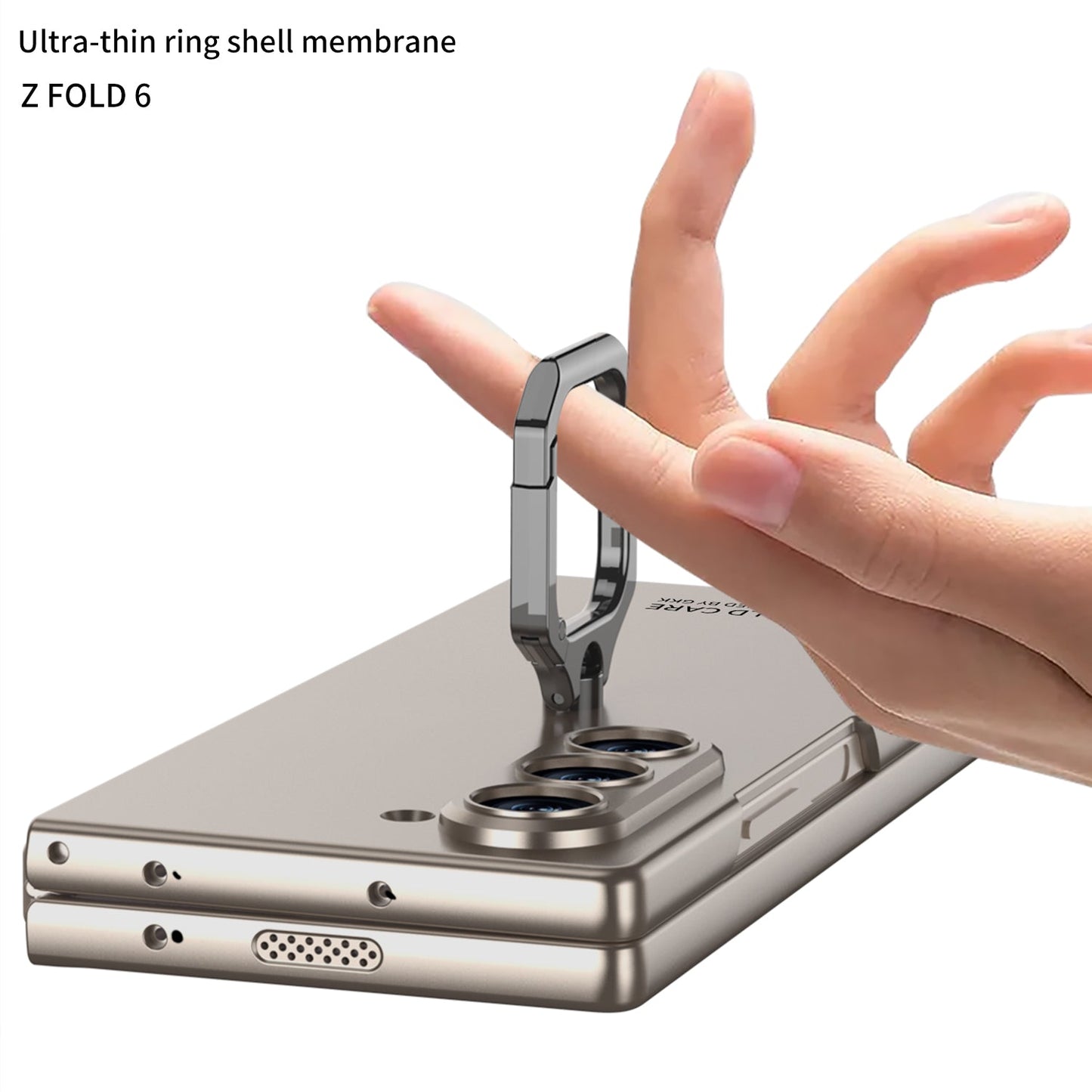 Luxury Shockproof Phone Case With Ring Holder For Galaxy Z Fold 6/7