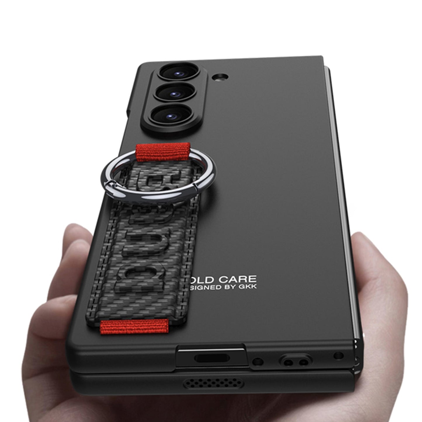 Luxury Wristband Holder Shockproof Phone Case For Galaxy Z Fold 5/6/7