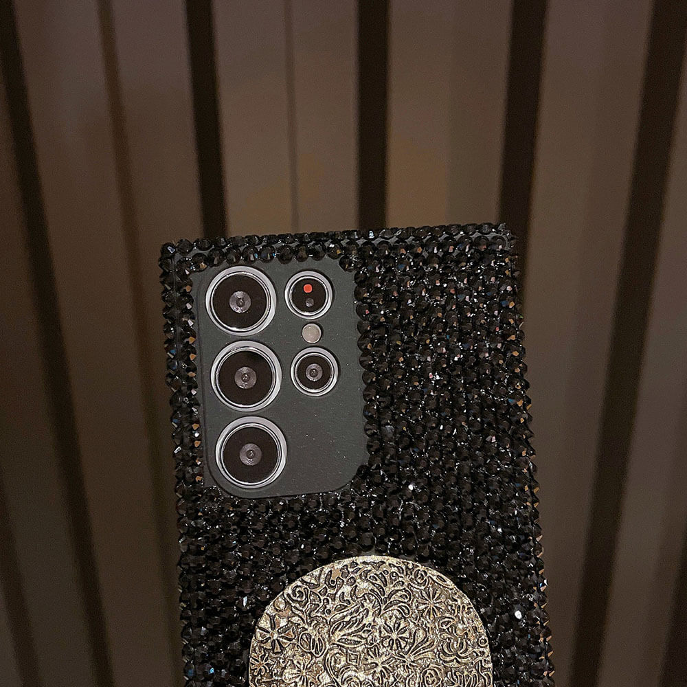 Luxury Rhinestone Skull Phone Case For Samsung Galaxy Series