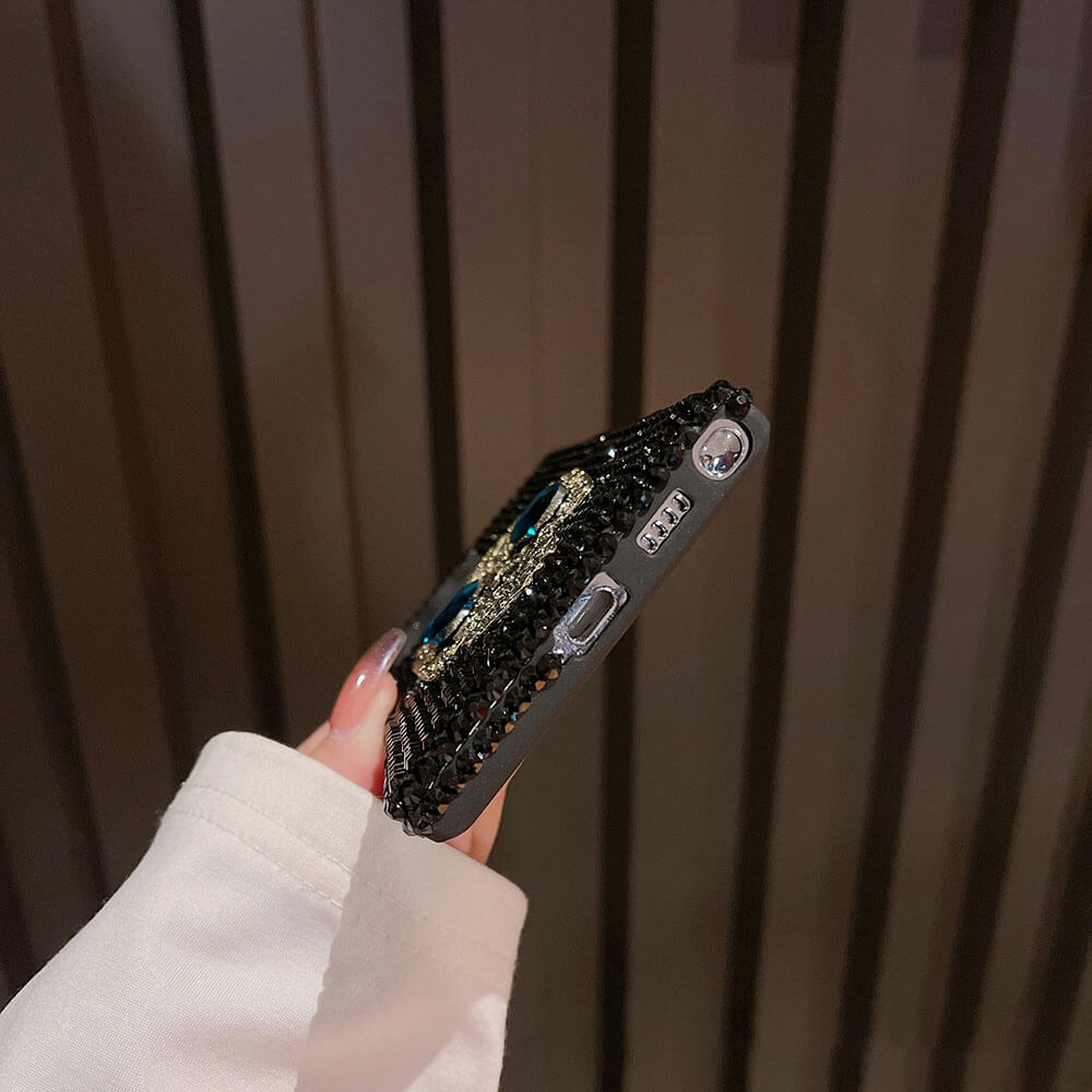 Luxury Rhinestone Skull Phone Case For Samsung Galaxy Series