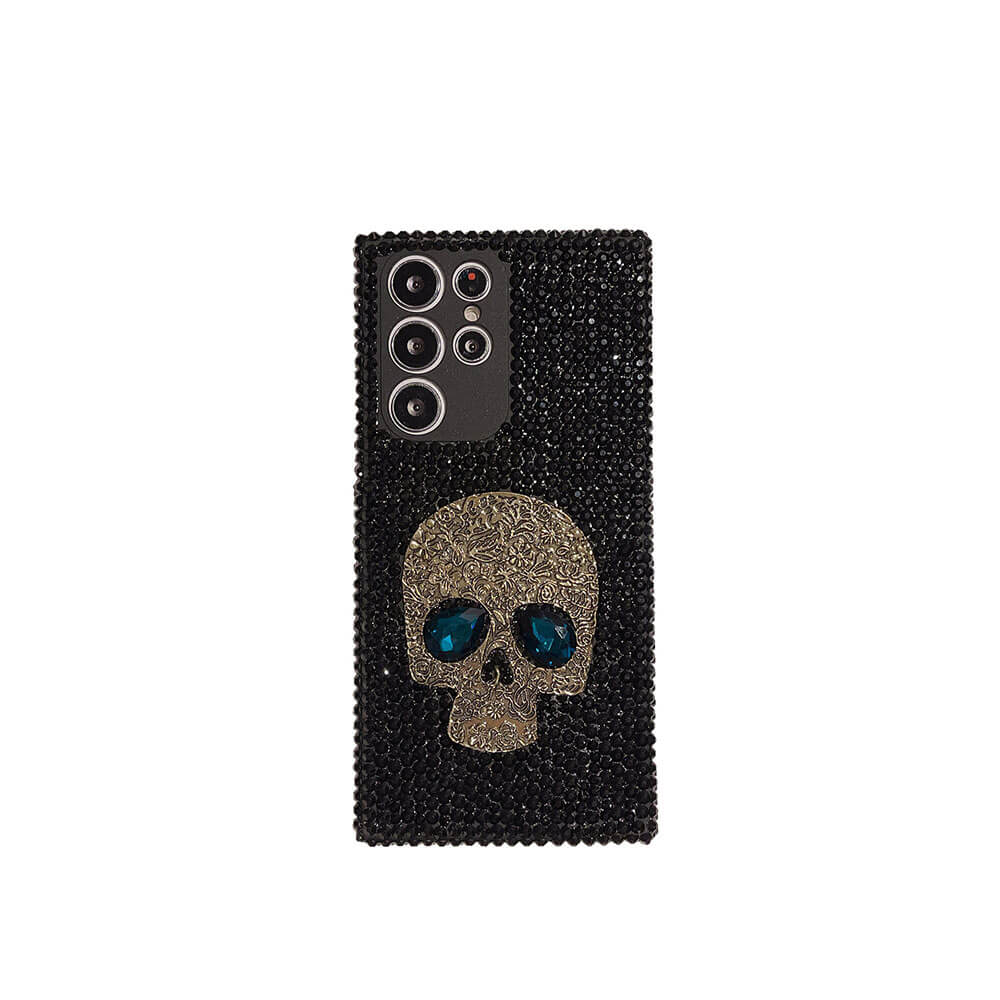 Luxury Rhinestone Skull Phone Case For Samsung Galaxy Series