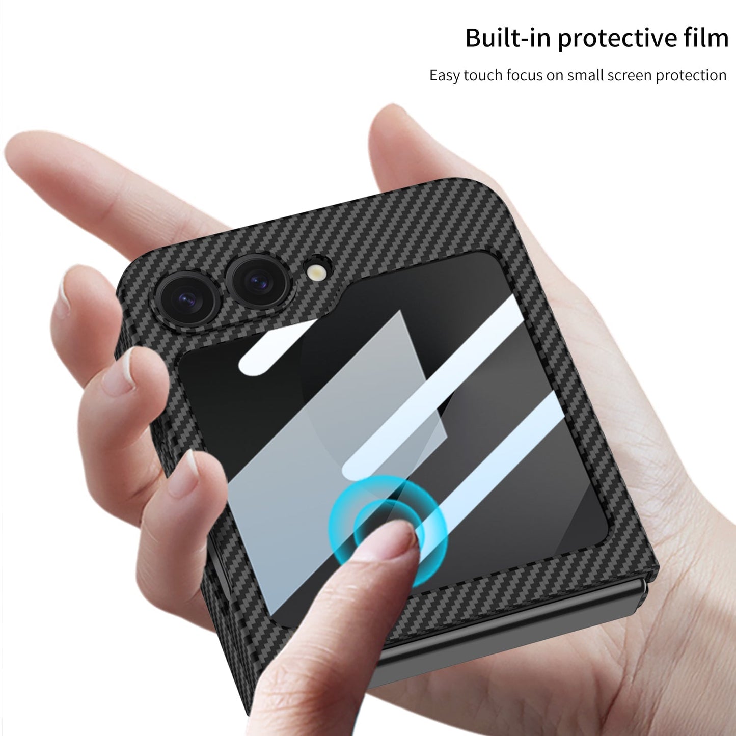 Carbon Fiber Shockproof Phone Case For Galaxy Z Flip6