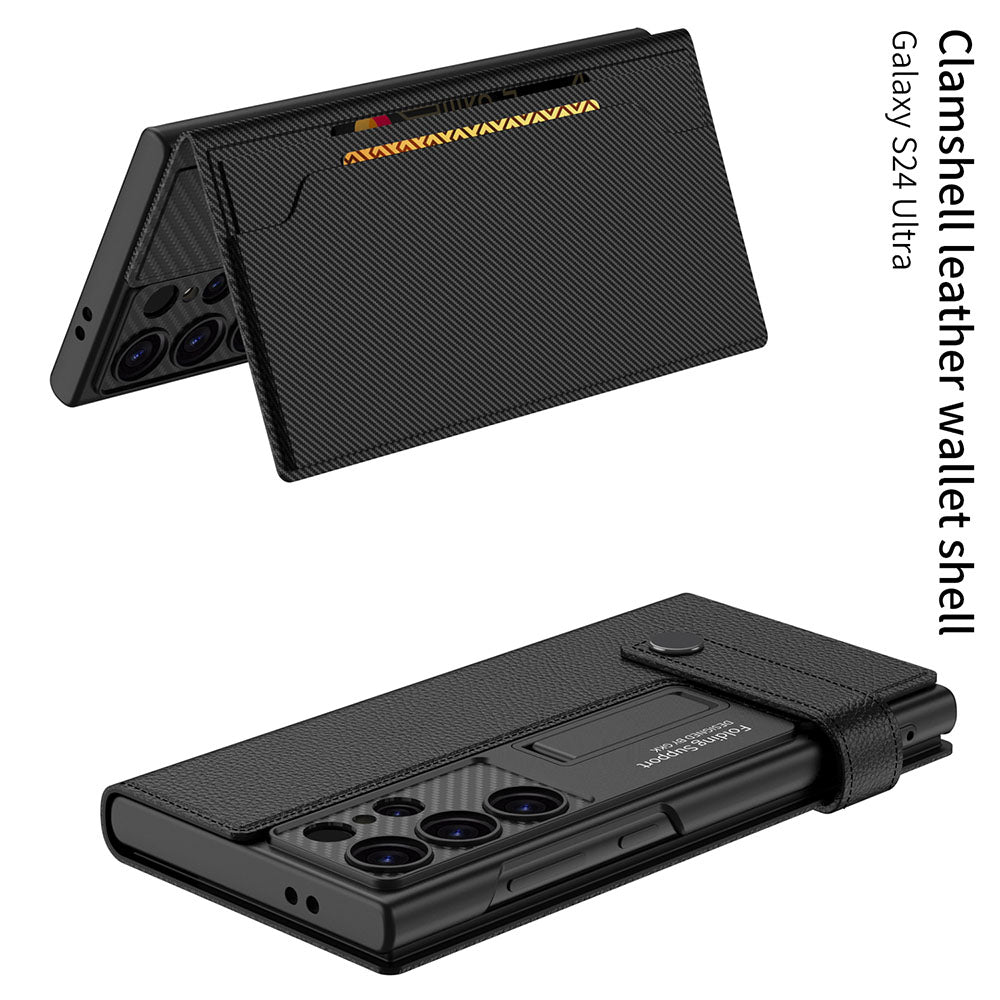 Wallet Leather Case Magnetic Phone Case For Samsung