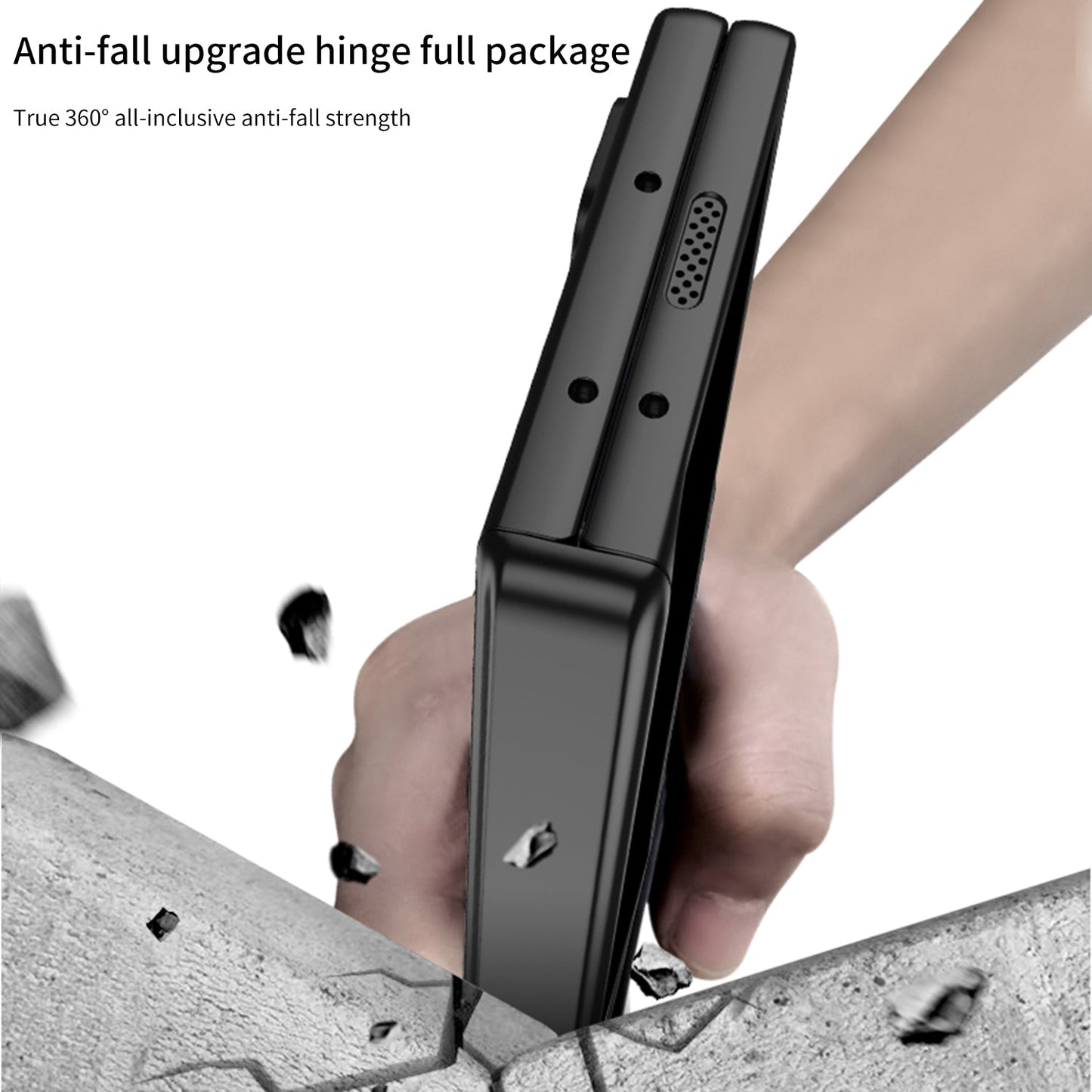 Magnetic Hinge Hidden Bracket All-included Case With Back Screen Protector For Galaxy Z Fold 7/6/5/4/3