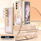 Magnetic Hinge Plating Case For Galaxy Z Fold5 Fold4 Fold3 With Double Hinge Protector - mycasety2023 Mycasety