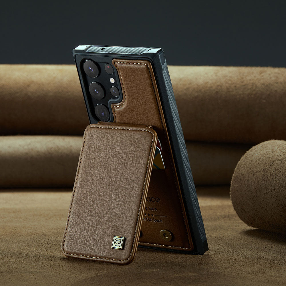 High Quality Leather Kickstand Wallet Samsung Phone Case