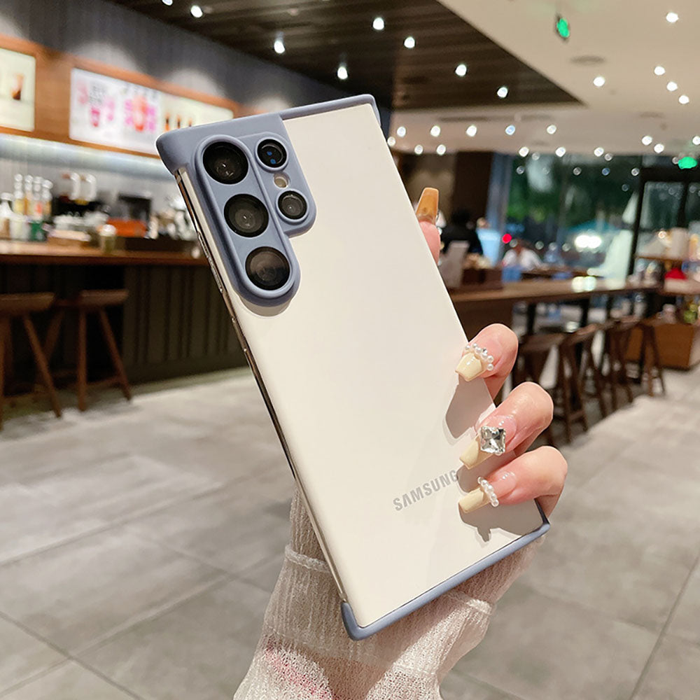 Borderless Four-Corner Drop-Resistant Phone Case For Samsung