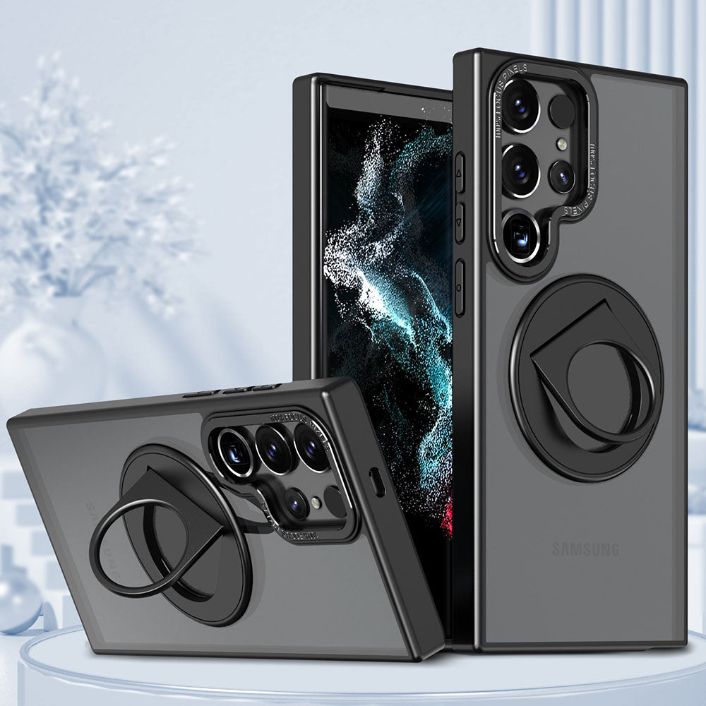 Rotating Ring Holder Anti-Shatter Samsung Phone Case