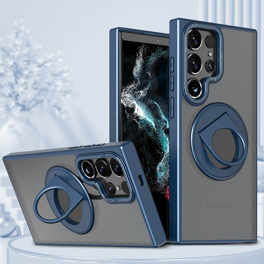Rotating Ring Holder Anti-Shatter Samsung Phone Case