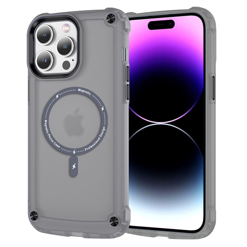 Magnetic Four-Corner Drop-Proof Frosted Phone Case For iPhone