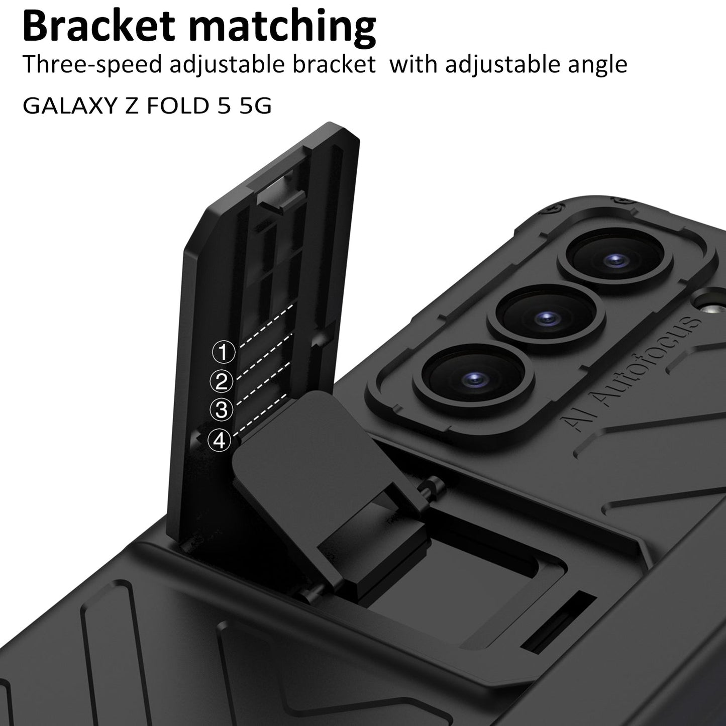 Magnetic Armor All-included Slide Pen Case With Back Screen Glass Hinge Holder Phone Cover For Galaxy Z Fold3 Fold4 Fold5 Fold6