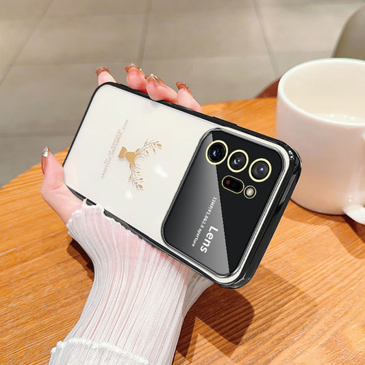 Electroplated Transparent Elk Head TPU Phone Case For Samsung Galaxy