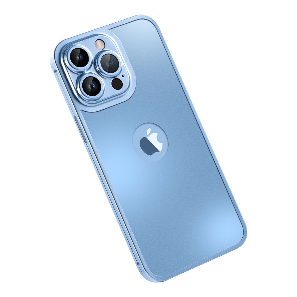 360 Degree Titanium Alloy Comprehensive Protective Integrated Phone Case With Protective Film For iPhone