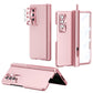 Luxury Magnetic Hinge Pen Holder Full Protection Case For Samsung Galaxy Z Fold3 Fold4 5G With Tempered Glass Film - Mycasety Mycasety