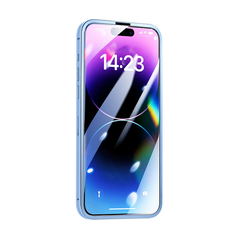 360 Degree Titanium Alloy Comprehensive Protective Integrated Phone Case With Protective Film For iPhone