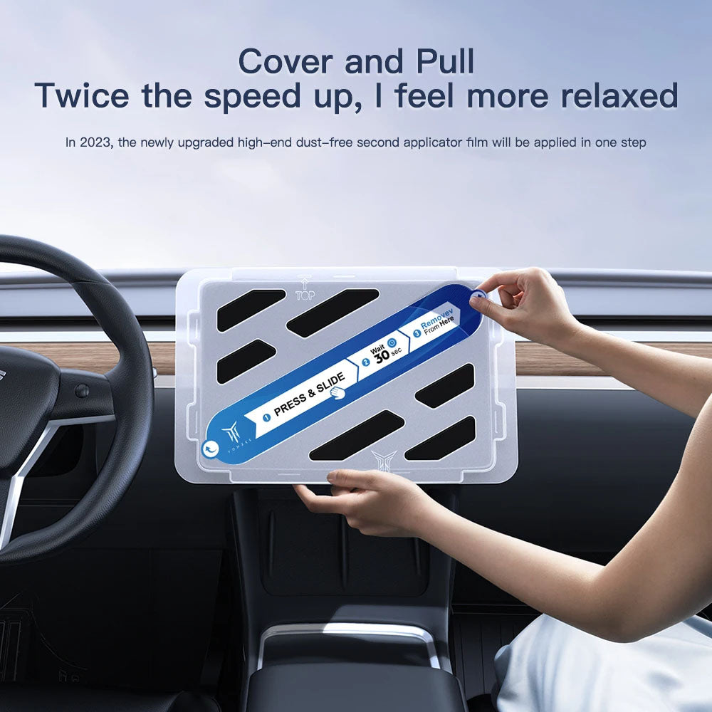 Fully Automatic Dust-Free WarehouseFilm Sticking Artifact+9K Crystal Diamond Film For Tesla Model 3/Y
