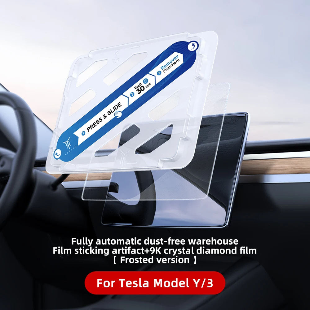 Fully Automatic Dust-Free WarehouseFilm Sticking Artifact+9K Crystal Diamond Film For Tesla Model 3/Y