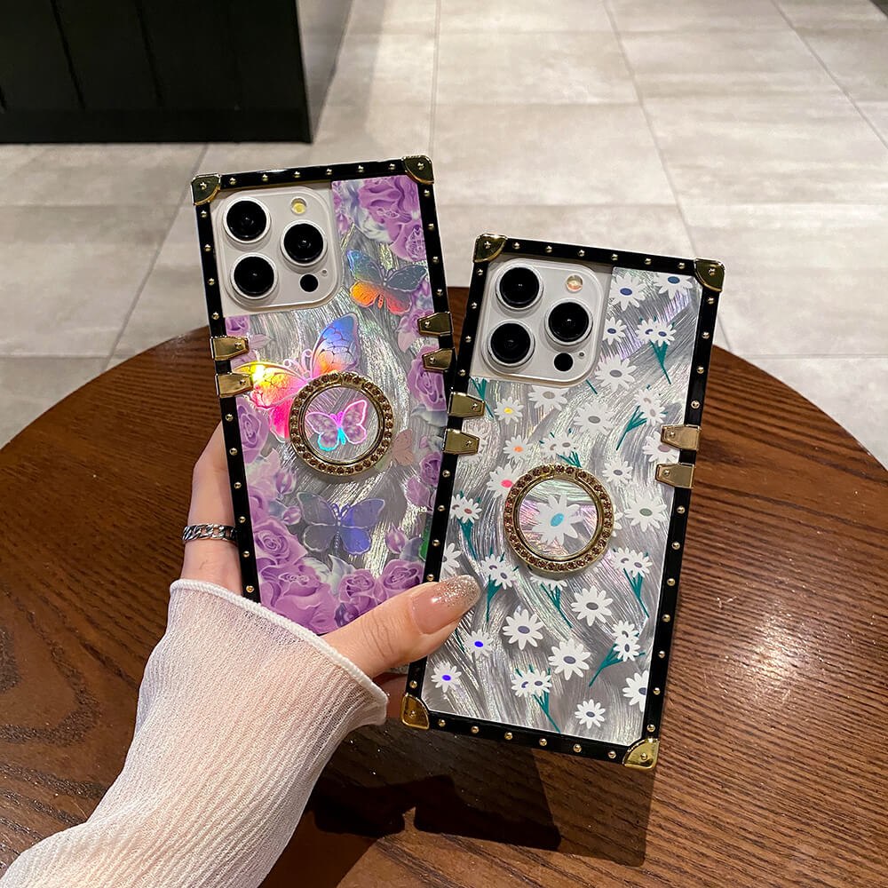 Three-Dimensional Flower Laser Phone Case