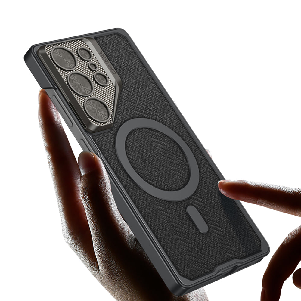 Ultra-thin Leather Phone Case For Samsung With Lens Protection