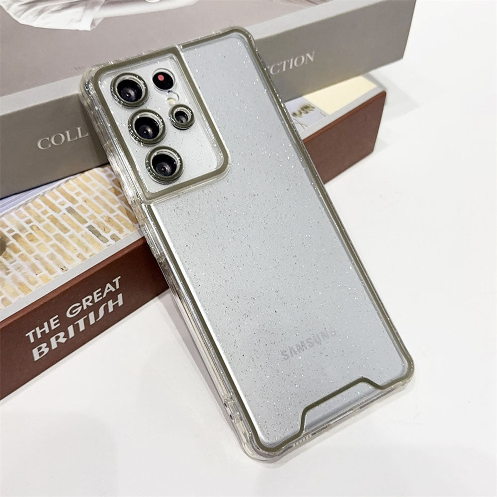 Glitter Transparent Luminous Phone Case For Samsung