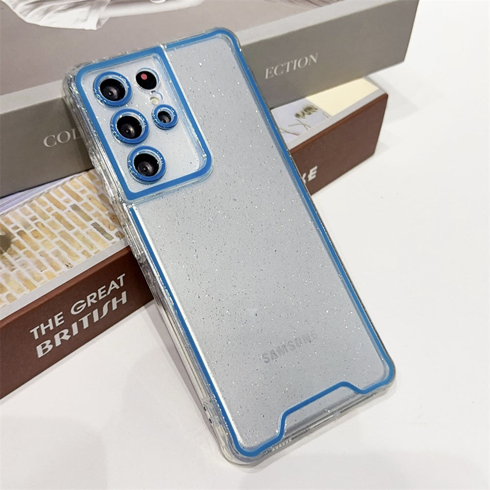 Glitter Transparent Luminous Phone Case For Samsung