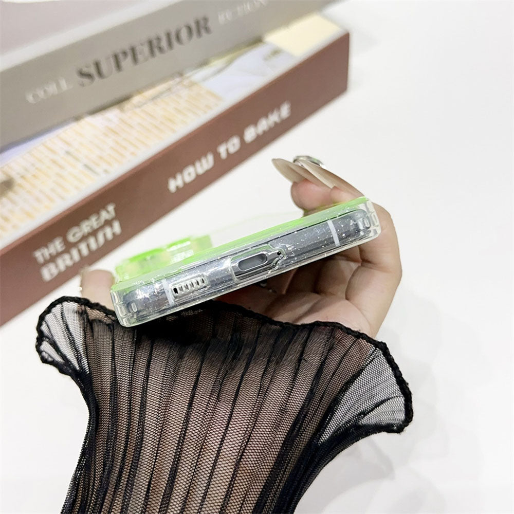 Glitter Transparent Luminous Phone Case For Samsung