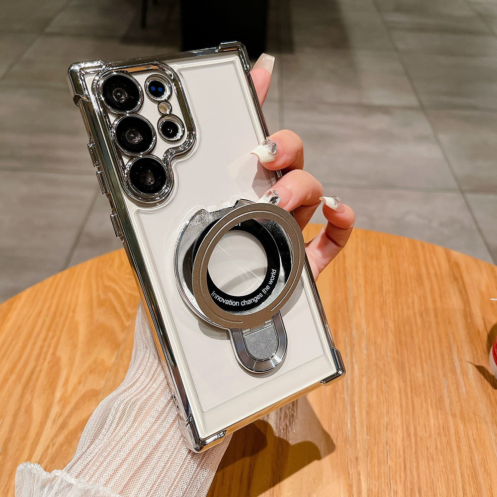 Transparent Phone Case For Samsung With Lens Protector