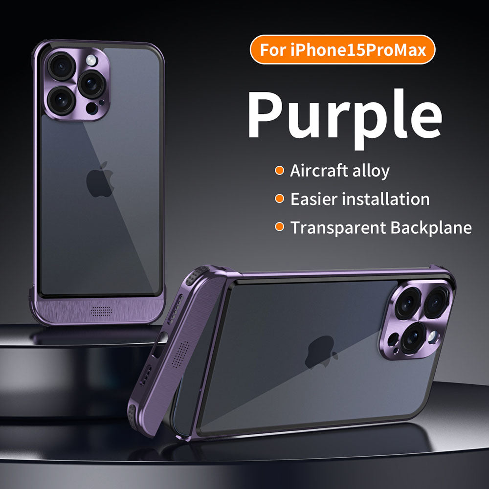 Aluminum Alloy Frameless Powerful Heat Dissipation Easy to Install Silicone Pad Aroma Phone Case For iPhone