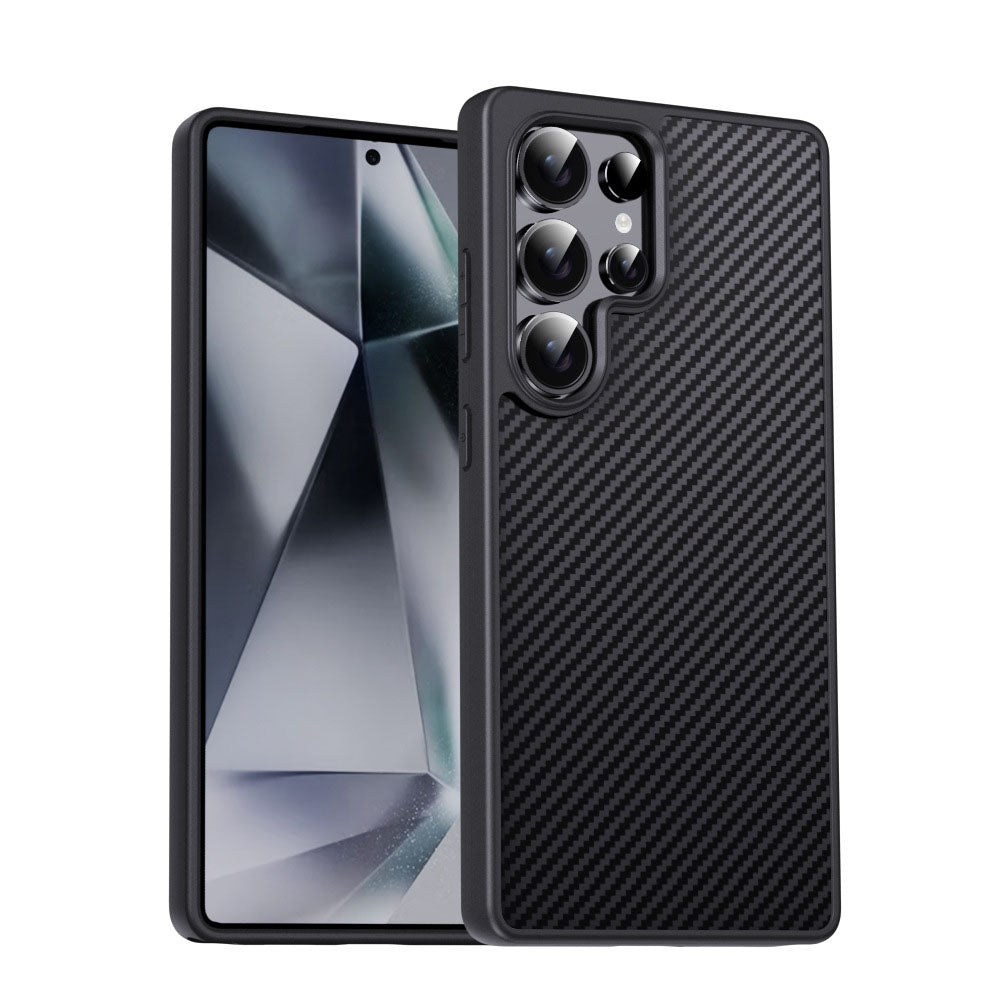 Newest Carbon Fiber Pattern Phone Case For Samsung