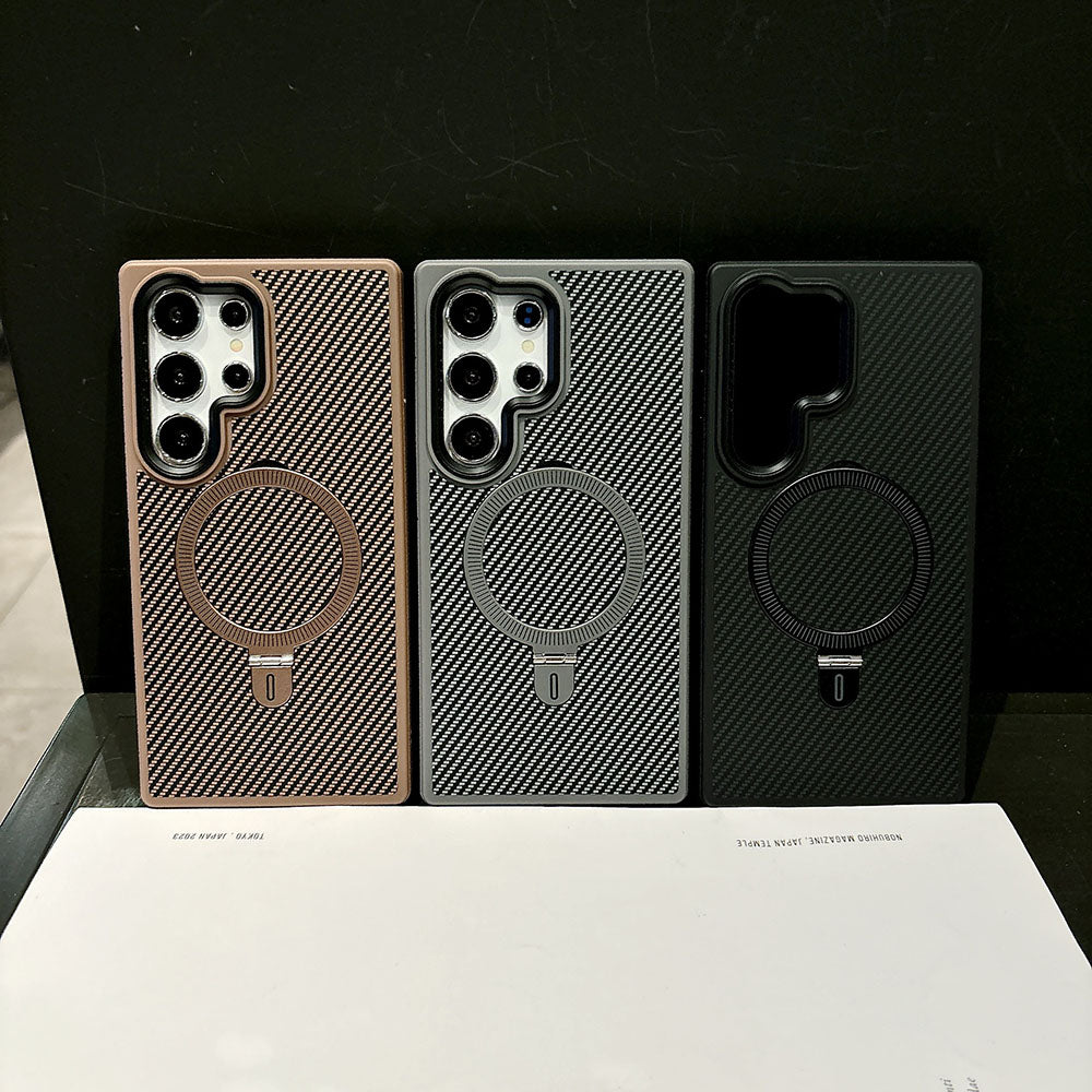 Newest Carbon Fiber Pattern Phone Case For Samsung