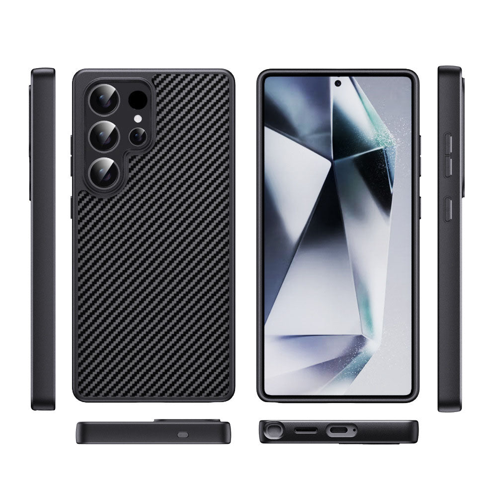 Newest Carbon Fiber Pattern Phone Case For Samsung
