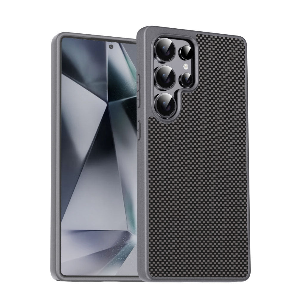 Newest Carbon Fiber Pattern Phone Case For Samsung