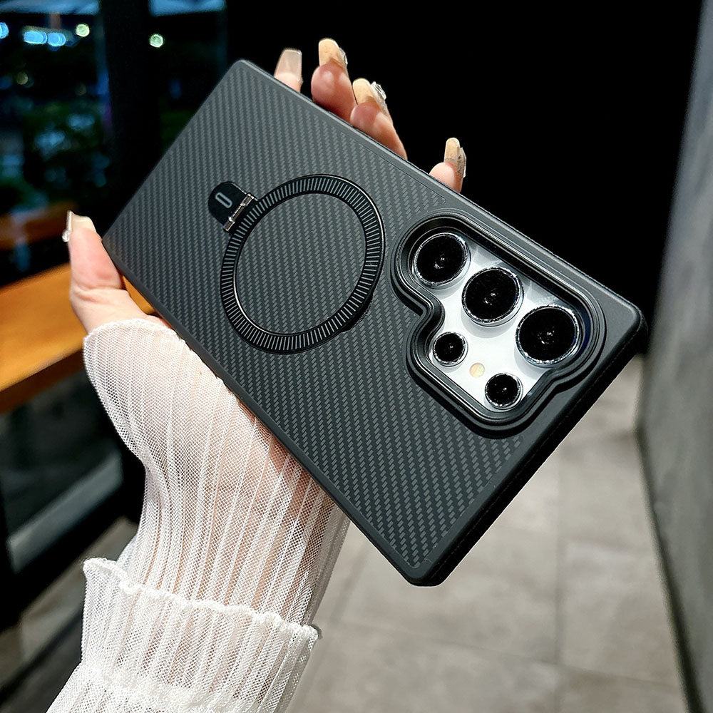 Newest Carbon Fiber Pattern Phone Case For Samsung